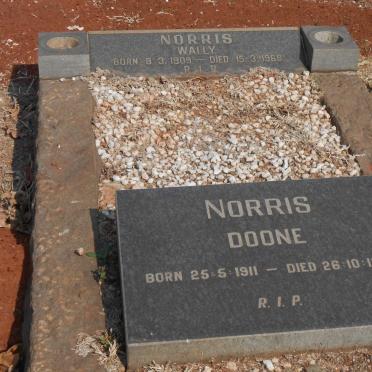 NORRIS Wally 1909-1968 &amp; Doone 1911-1988