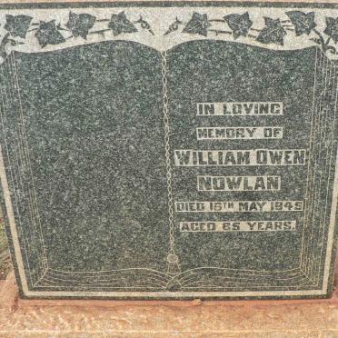 NOWLAN William Owen -1945