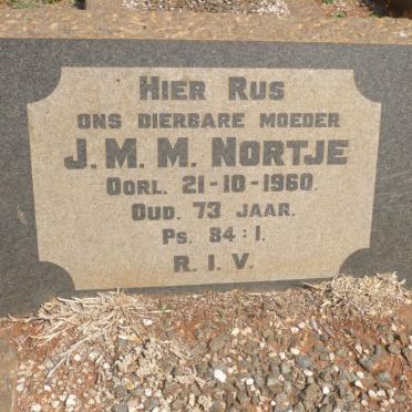 NORTJE J.M.M. -1960