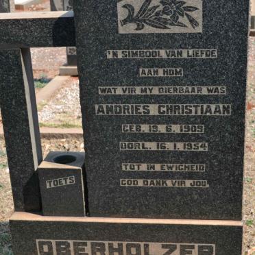 OBERHOLZER Andries Christiaan 1909-1954