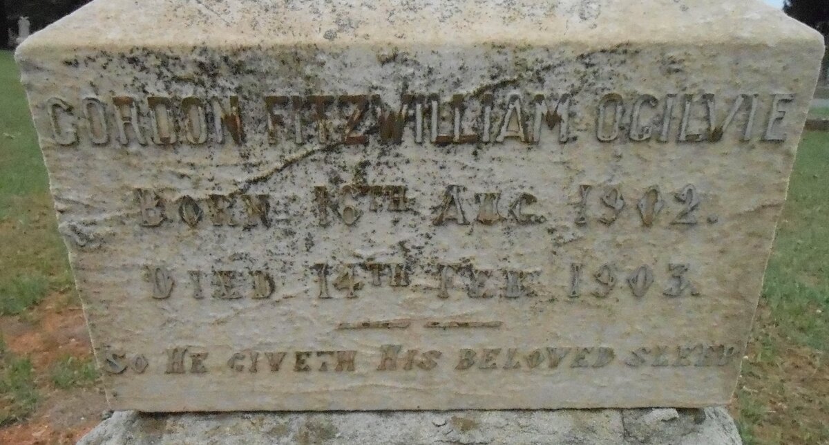 OGILVIE Gordon Fitzwilliam 1902-1903