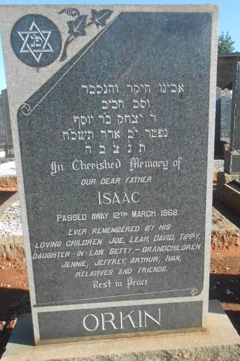 ORKIN Isaac -1968