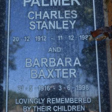 PALMER Charles Stanley 1912-198? &amp; Barbara BAXTER 1916-1998