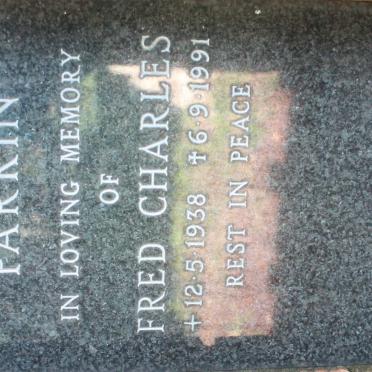 PARKIN Fred Charles 1938-1991