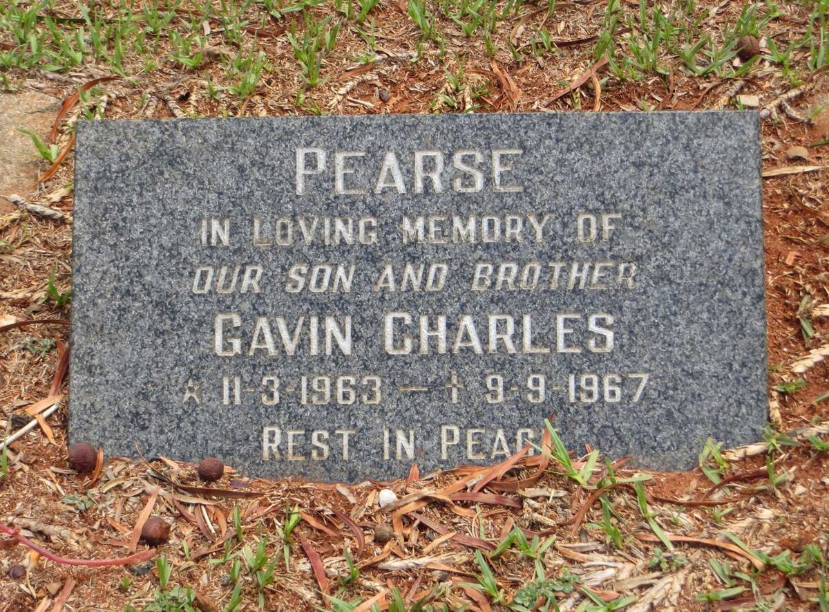 PEARSE Gavin Charles 1963-1967