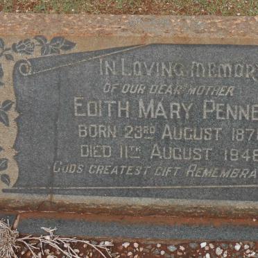 PENNEL Edith Mary 1878-1948