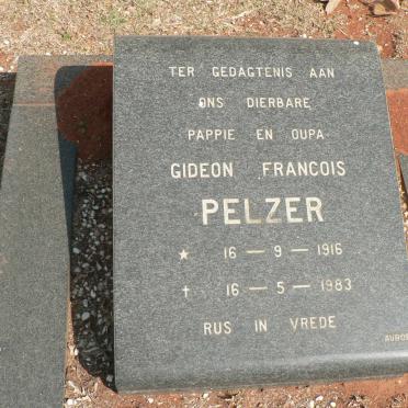 PELZER Gideon Francois 1916-1983
