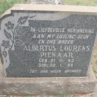 PIENAAR Albertus Lourens 1943-1966