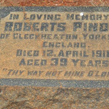 PINDER Roberts -1918