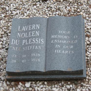 PLESSIS Casper Paulus, du -1961 & Elsie Sophia -1966 :: DU PLESSIS Lavern Noleen nee STEFFAN 1938-1978