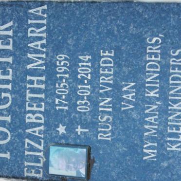 POTGIETER Elizabeth Maria 1959-2014