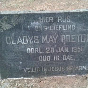 PRETORIUS Gladys May 1950-1950