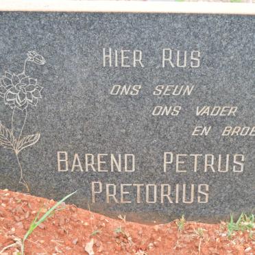 PRETORIUS Barend Petrus