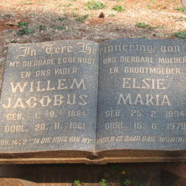 PREEZ Willem Jacobus, du 1884-1961 &amp; Elsie Maria 1894-1979