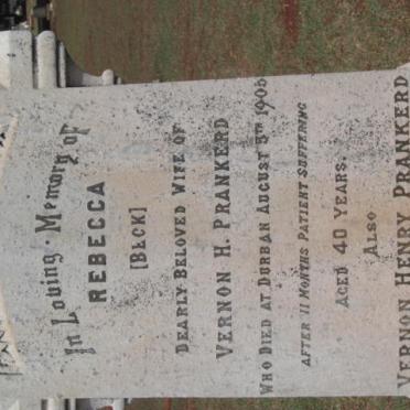 PRANKERD Vernon Henry -1924 &amp; Rebecca SUBLET -1905