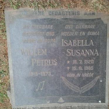 PROUDFOOT Willem Petrus 1918-1973 Isabella Susanna 1920-1985