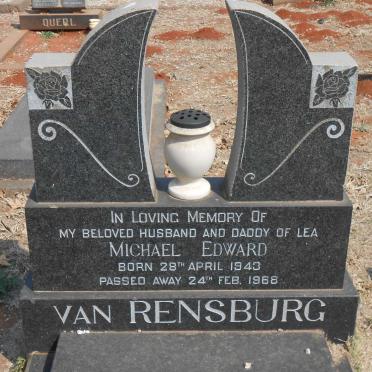 RENSBURG Michael Edward, van 1943-1968