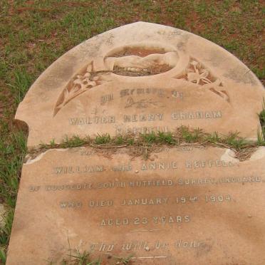 REFFELL Walter Henry Graham -1904