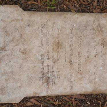 ROBINSON Morris Walter 1893-1899 :: ROBINSON May Jessie 1893-1894 :: ROBINSON Mark Arthur 1898-1898