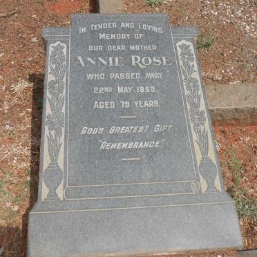 ROSE Annie -1953