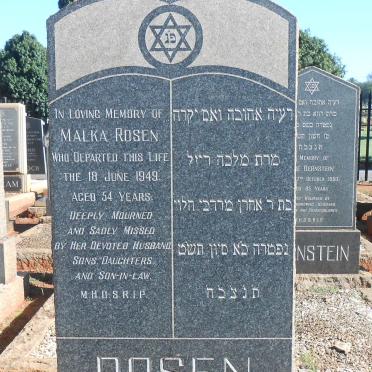 ROSEN Malka -1949