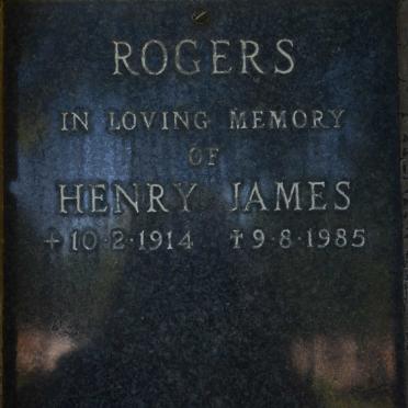 ROGERS Henry James 1914-1985