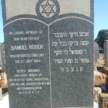 ROSEN Samuel -1954