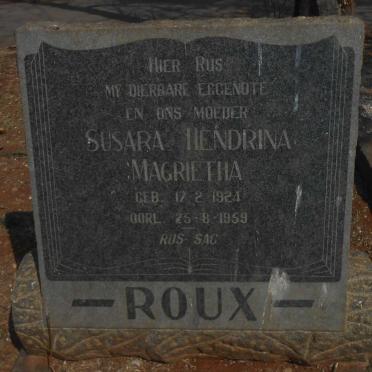 ROUX Susara Hendrina Magrietha 1924-1959
