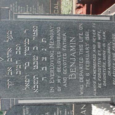 RUDOLPH Benjamin -1961