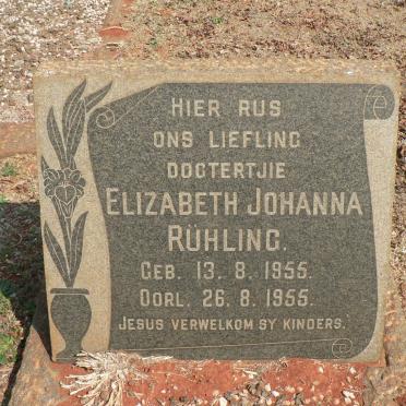 RÜHLING Elizabeth Johanna 1955-1955