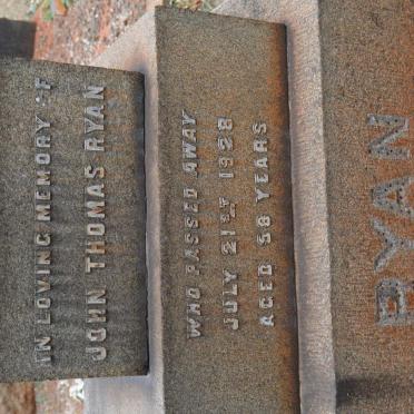 RYAN John Thomas -1928