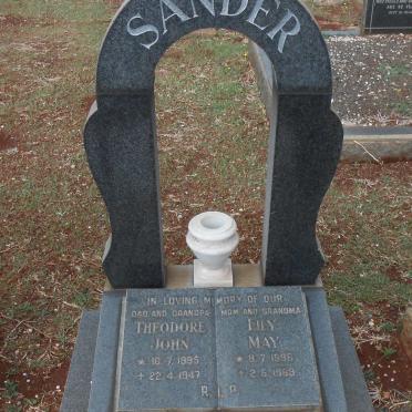 SANDER Theodore John 1895-1947 &amp; Lily May 1896-1968