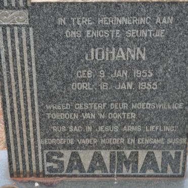 SAAIMAN Johann 1955-1955