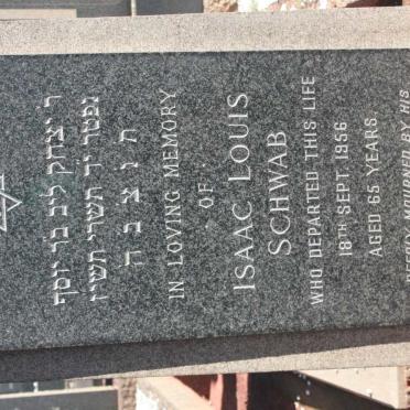 SCHWAB Isaac Louis -1956