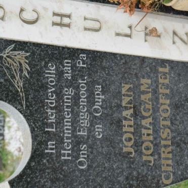 SCHULTZ Johann Johagam Christoffel 1938-2002