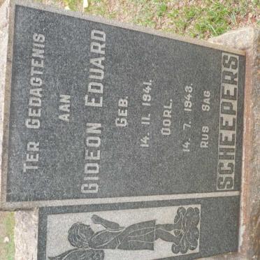 SCHEEPERS Gideon Eduard 1941-1943