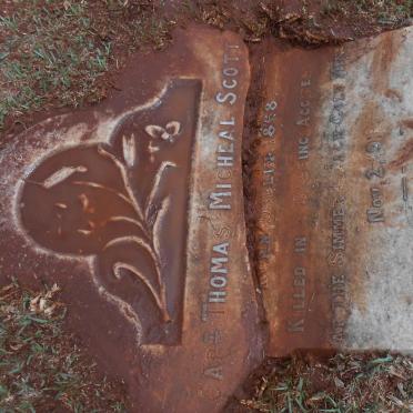 SCOTT Thomas Micheal 1868-1911