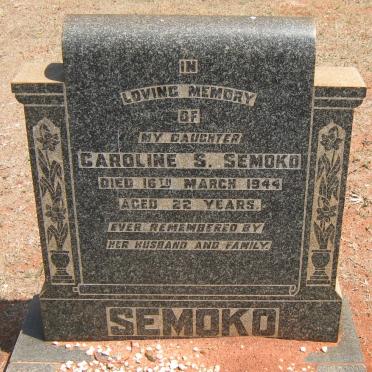 SEMOKO Caroline S. -1944