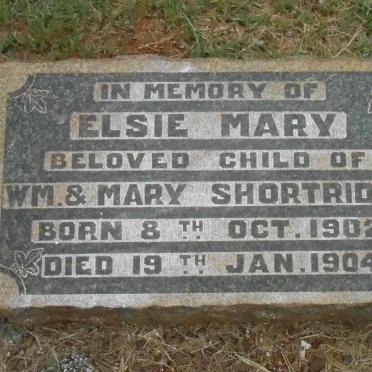 SHORTRIDGE Elsie Mary 1902-1904