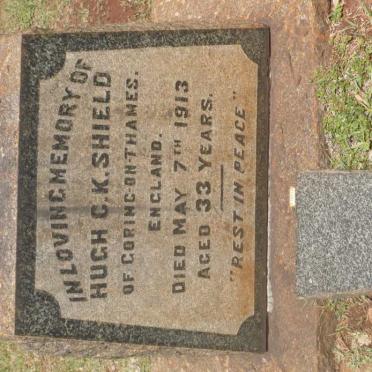 SHIELD Hugh C.K. -1913 :: ?