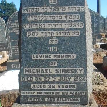 SINOSKY Michael -1924