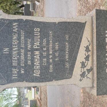 SINDEN Abraham Paulus 1921-1954