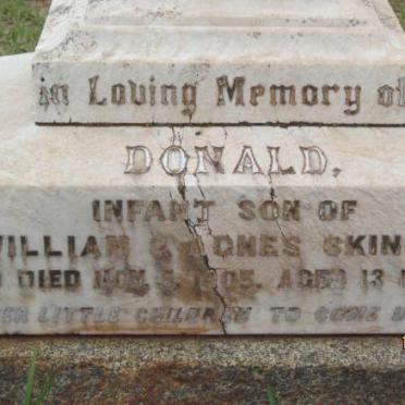 SKINNER Donald -1905