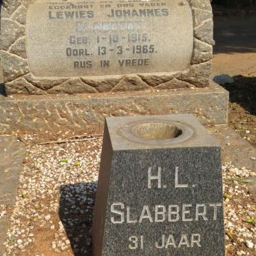 SLABBERT Lewies Johannes 1915-1965 :: SLABBERT H.L.