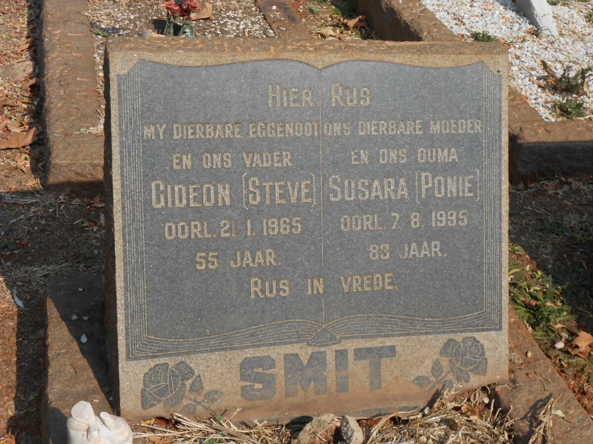 SMIT Gideon -1965 &amp; Susara -1995