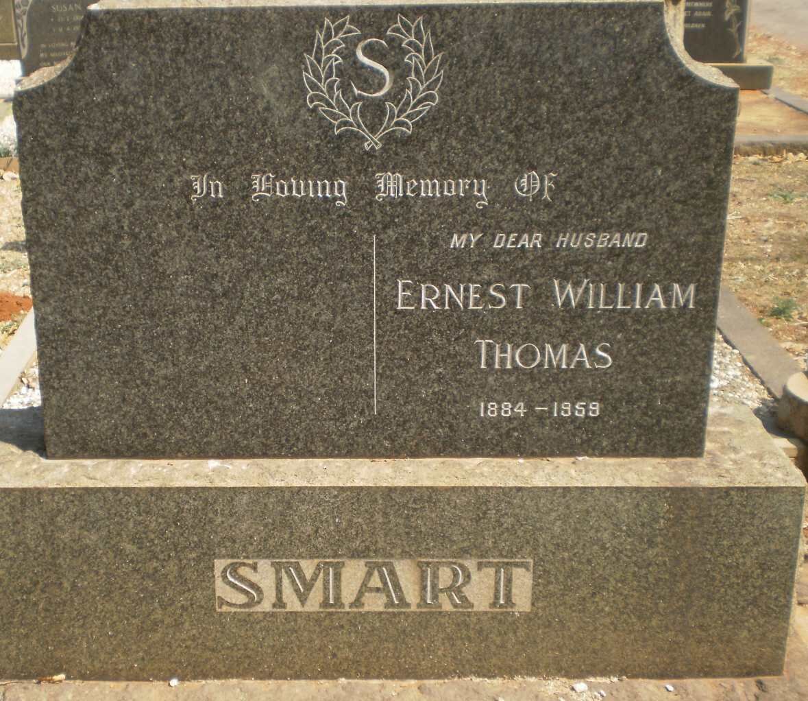 SMART Ernest William Thomas 1884-1959