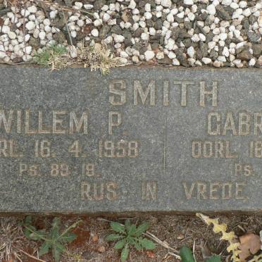 SMITH Willem P. -1958 &amp; Gabriel A. -1960