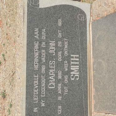 SMITH Charles John 1890-1961