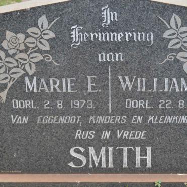 SMITH William -1963 &amp; Marie E. -1973