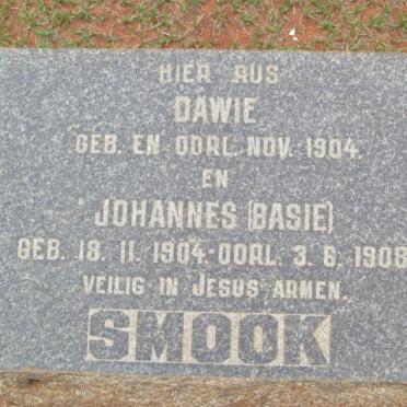 SMOOK Dawie 1904-1904 :: Johannes SMOOK 1904-1908